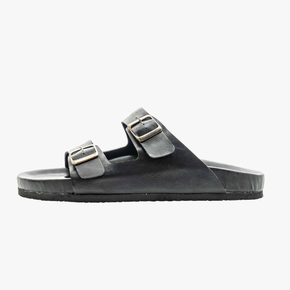 Vanta Leather Slides