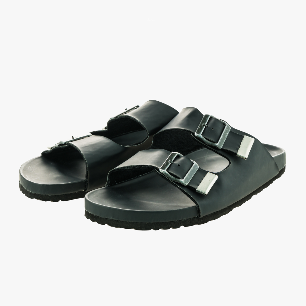 Vanta Leather Slides